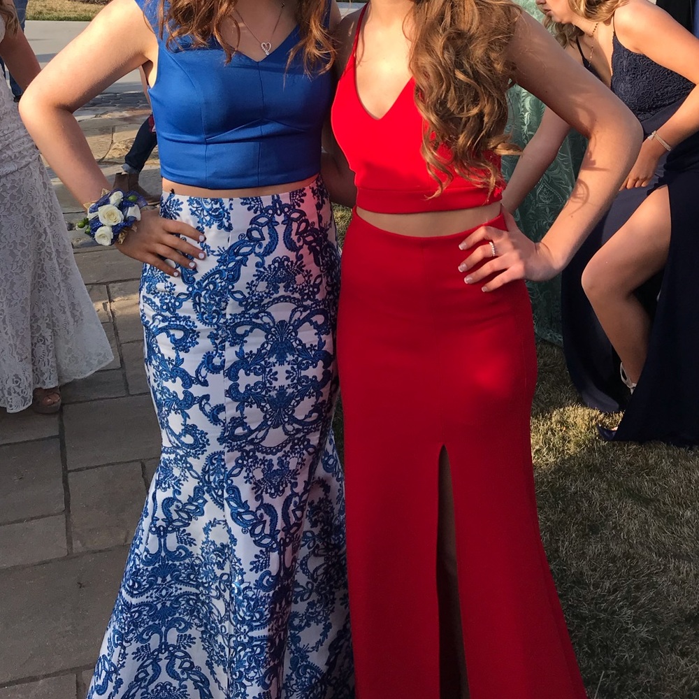 Two Piece Prom Dress